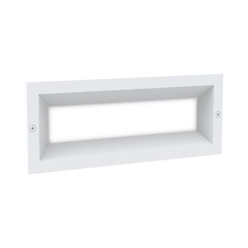 שקוע חומה לבן WALL-L 13W, אור חם