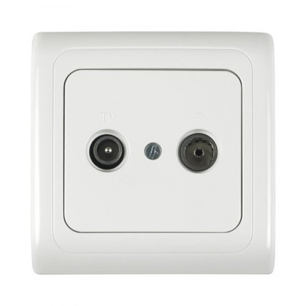 שקע T.V-FM תחת הטיח ספיר