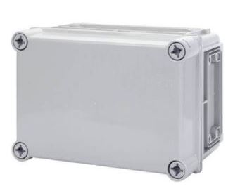קופסת CI3 עם בסיס אפור ומכסה אפור 250X175X150