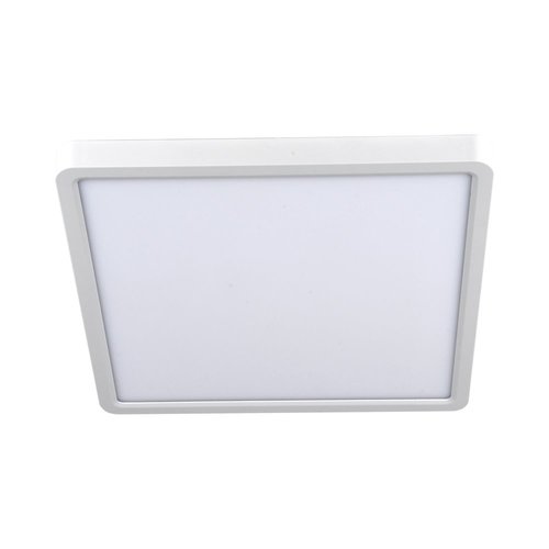 גוף תאורה צמוד תקרה מרובע דק לבן TIME 31X31CM 3CCT 24W