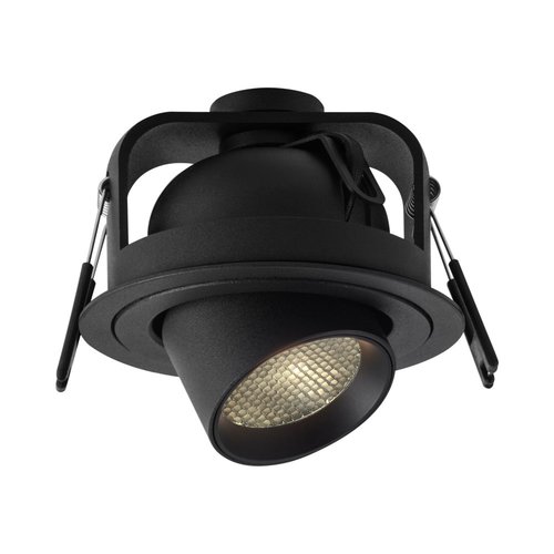 שקוע תקרה לד שחור FLAME 6W אור חם