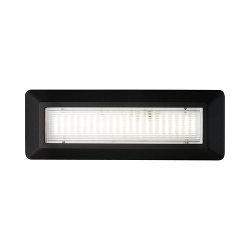 צמוד חומה מלבן LOTUS-L 4W IP65 שחור- גוון אור משתנה בקליק