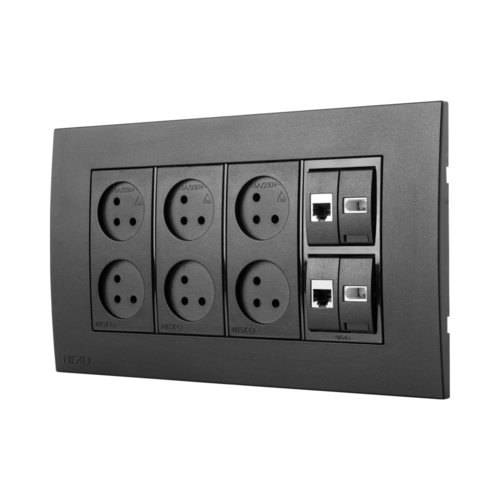 עמדת עבודה שחור מט HOME   OFFICE1